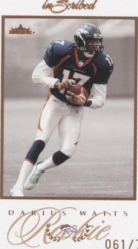 2004 Fleer inScribed Darius Watts #96