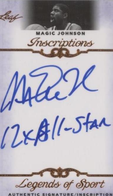 Leaf Legends of Sport 2012 - Magic Johnson #I-MJ1