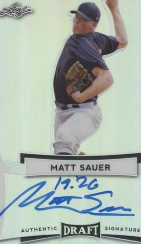 2017 Leaf Metal Draft - Matt Sauer #BA-MS1