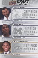 2009-10 Upper Deck Draft Edition - Glen Rice/Vlade Divac/B.J. Armstrong #D-89