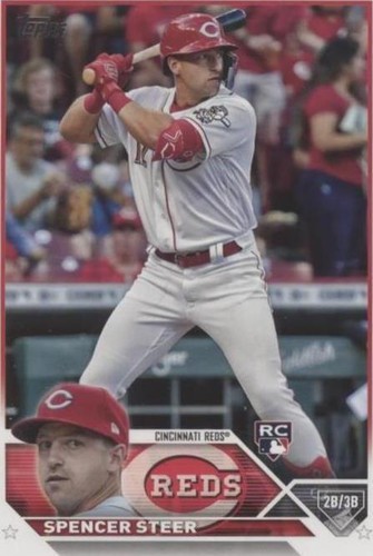 2024 Topps Series 2 Base #485 Spencer Steer - Cincinnati