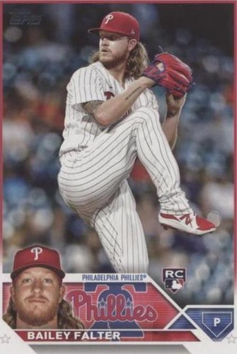 チャーリーページ 2023 Topps Series 2 Blue Parallel Bailey Falter #643 RC