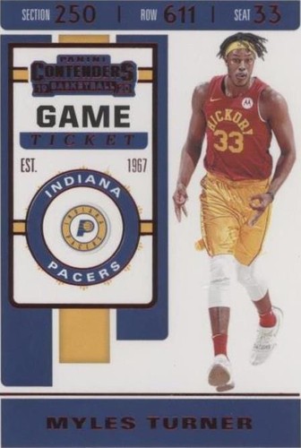 2019-20 Panini Contenders - Myles Turner #84