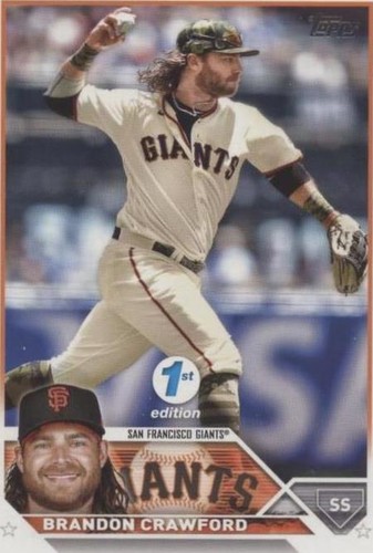2023 Topps Series 1 1st Edition - Brandon Crawford #66
