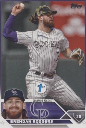 2023 Topps Series 1 1st Edition - Brendan Rodgers #287
