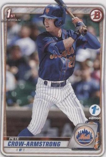 2020 Bowman Draft 1st Edition - Pete Crow-Armstrong #BD-72