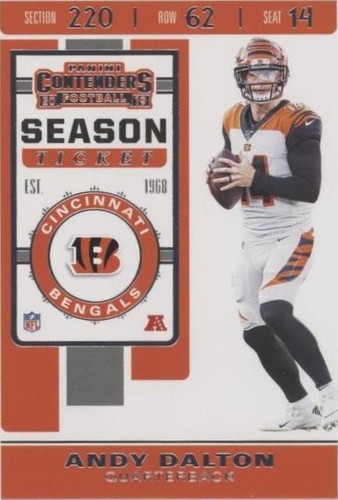 2019 Panini Contenders Andy Dalton #24
