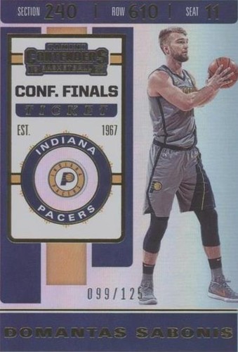 2019-20 Panini Contenders - Domantas Sabonis #30