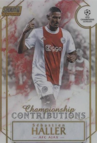 2021-22 Topps Stadium Club Chrome UCL Sebastien Haller #CC-SH
