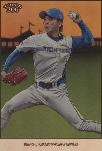 2023 Topps 206 NPB Nippon Professional Baseball - Naoki Miyanishi #90