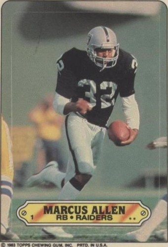 1984 TOPPS 1983 AFC CHAMPIONSHIP GAME CARD#7 NRMINT RAIDER