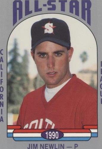 1990 Cal League California League All-Stars - Jim Newlin #23