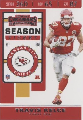 2019 Panini Contenders Travis Kelce #41