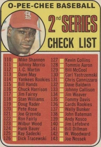 1969 O-Pee-Chee - Bob Gibson #107