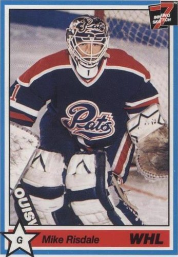 1990-91 7th Inning Sketch WHL - Mike Risdale #166
