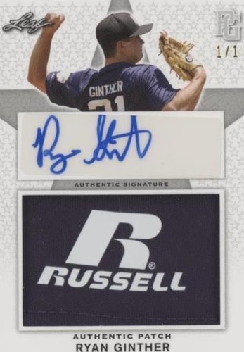 2020 Leaf Perfect Game National Showcase - Ryan Ginther #PA-RG2