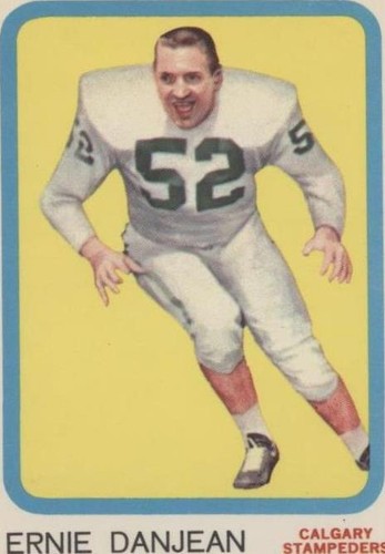 1963 Topps CFL Ernie Danjean #12