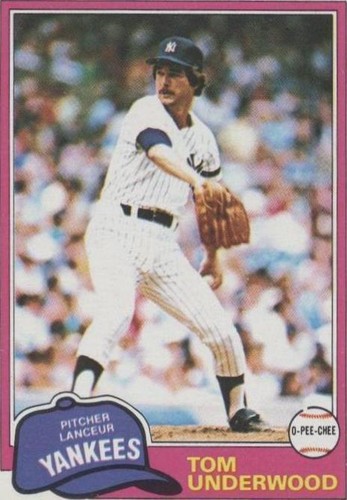 1981 O-Pee-Chee - Tom Underwood #114