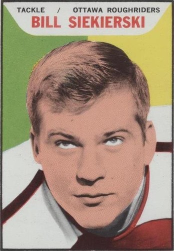 1965 Topps CFL Bill Siekierski #86