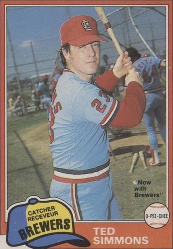 1981 O-Pee-Chee - Ted Simmons #352