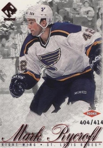 2001-02 Pacific Private Stock - Mark Rycroft #138