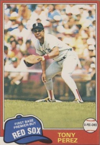 1981 O-Pee-Chee - Tony Perez #231