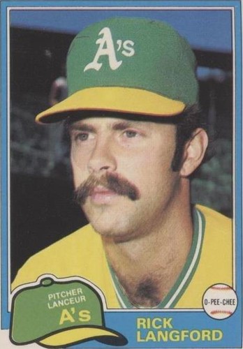 1981 O-Pee-Chee - Rick Langford #154