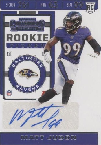 2019 Panini Contenders Matt Judon #153