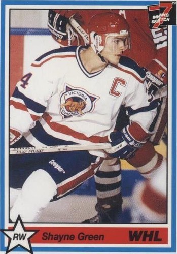 1990-91 7th Inning Sketch WHL - Shayne Green #256