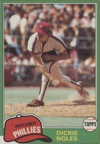 1981 Topps - Dickie Noles #406
