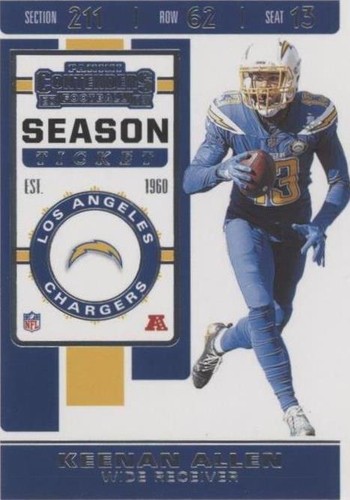 2019 Panini Contenders Keenan Allen #49