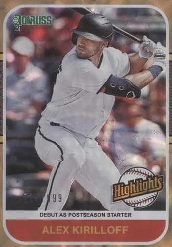 2021 Panini Donruss - Alex Kirilloff #HI6