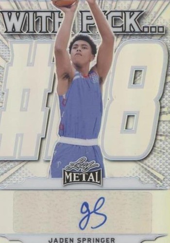 2021-22 Leaf Metal - Jaden Springer #WP-JS1