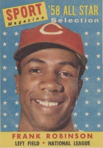 1958 TOPPS #285 FRANK ROBINSON REDS VG-EX SET BREAK 501974
