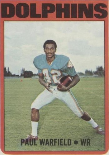1972 Topps Paul Warfield #167