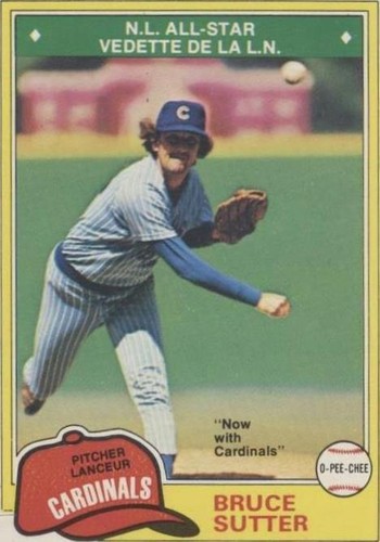 1981 O-Pee-Chee - Bruce Sutter #9