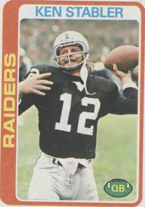 1978 Topps Ken Stabler #365