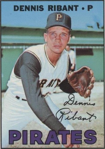 1967 Topps - Dennis Ribant #527