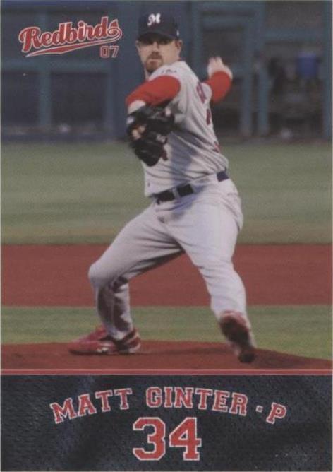 2007 MultiAd Sports Memphis Redbirds - Matt Ginter #22