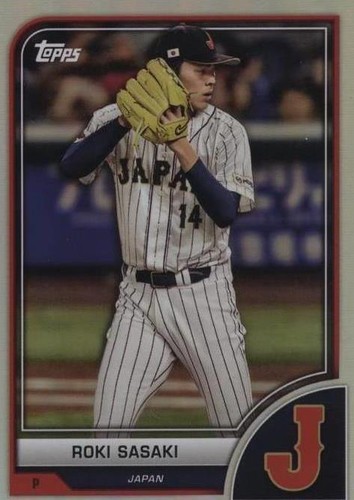 2023 Topps Series 2 Roki Sasaki World Baseball Classic Blue