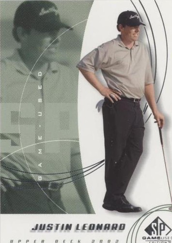 2002 SP Game Used Edition - Justin Leonard #32
