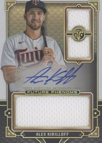 2022 Topps Triple Threads - Alex Kirilloff #RFPAR-AK