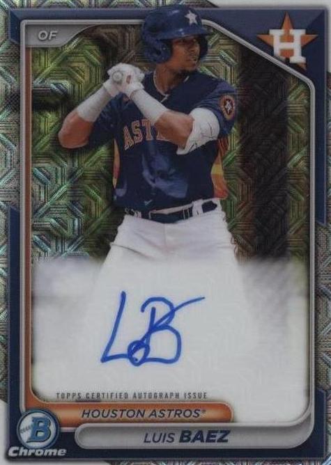 2024 Bowman - Luis Baez #BMA-LB