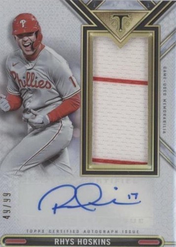 2021 Topps Triple Threads - Rhys Hoskins #ASJR-RH