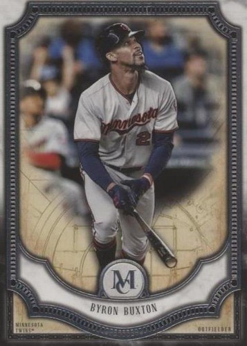 2025 Topps Museum Collection Byron Buxton Quad RELIC SP #04/49