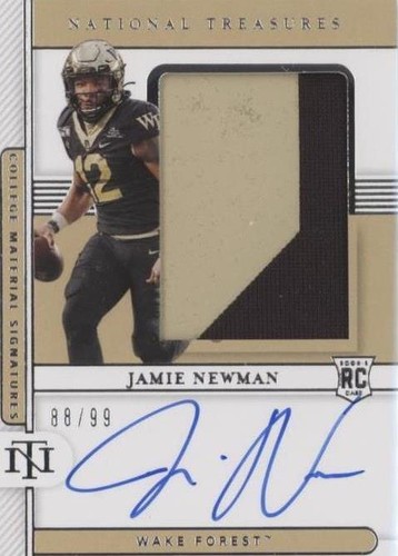 2021 Panini National Treasures Collegiate Jamie Newman #69