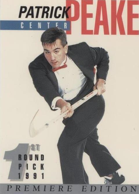 1991 Arena Draft Tuxedo Exclusive Premiere Edition - Pat Peake #11