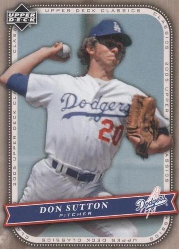 2005 Upper Deck Classics - Don Sutton #27