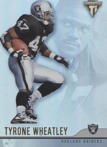 2001 Pacific Private Stock Titanium Tyrone Wheatley #99