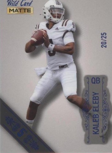 2022 Wild Card MATTE Kaleb Eleby #MB-68